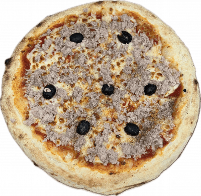 NEPTUNE🫒:  Base tomate, Fromage, Olives, ((Thon, Origan, Huile d’olive, Basilic))