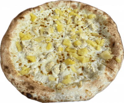 POULET-ANANAS🍍: base crème , fromage , poulet (( ananas ))