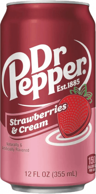 ⭐️DR PEPPER CREME ET FRAISE 33 CL⭐️