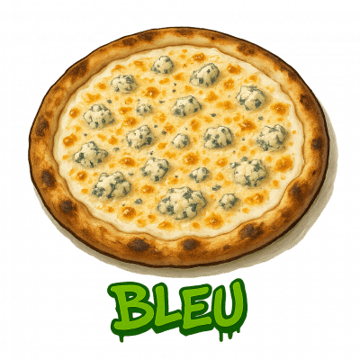 BLEU: base creme, fromage, bleu