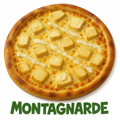 MONTAGNARDE 🪤🧀🏔: base creme, fromage, chèvre, fromage à raclette, kiri, ((boursin))