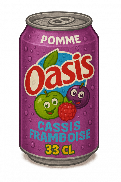 OASIS POMME CASSIS FRAMBOISE 33CL